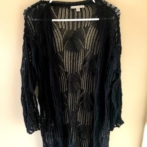 Sheer bohemian kimono